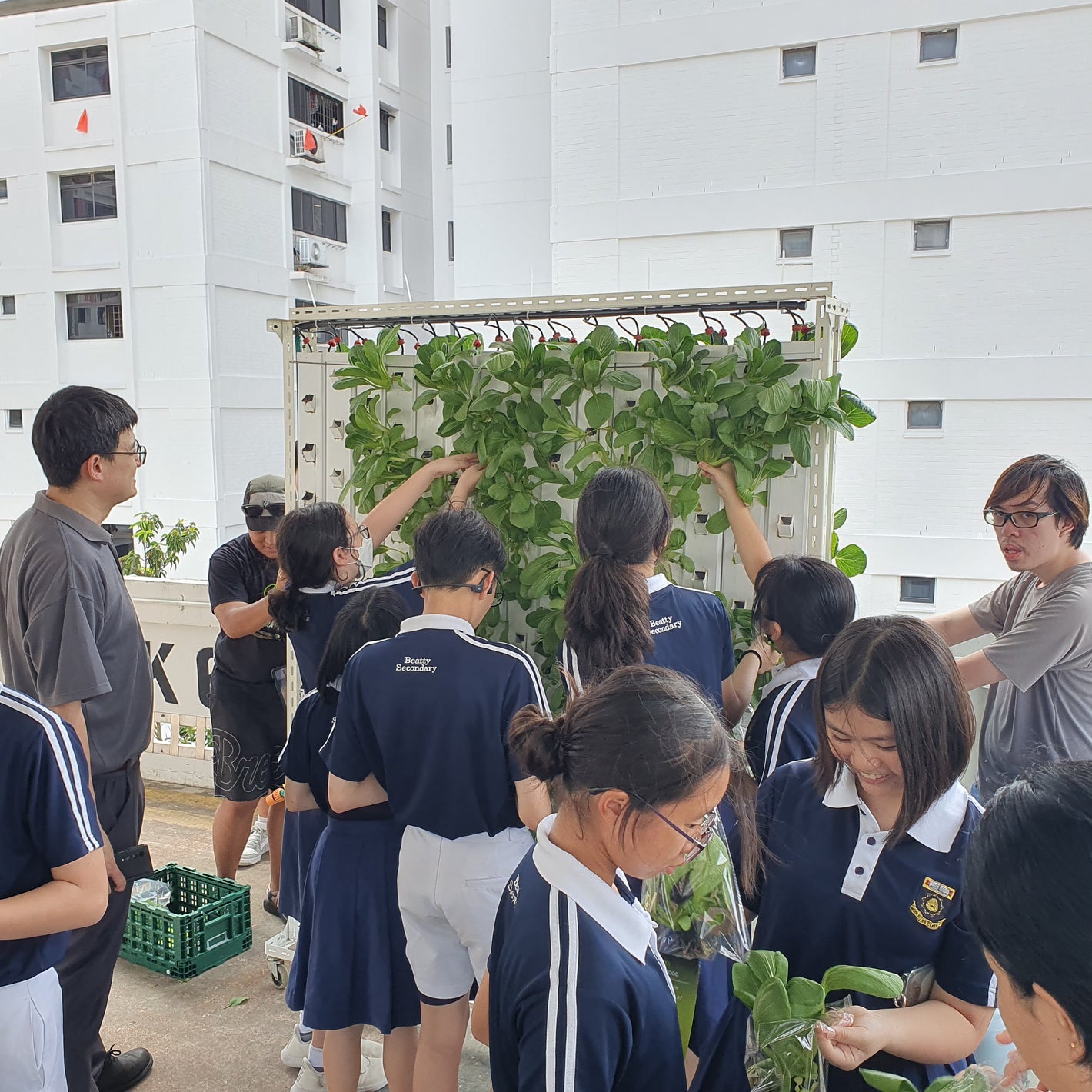 School farm tour